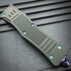 9" Damascus Rainbow STEEL Ghost OTF Tactical Pocket Knife 20 9" Damascus Rainbow STEEL Ghost OTF Tactical Pocket Knife -BLADE ADDICT Sales blade addict pocket knives 9 damascus rainbow steel ghost otf tactical pocket knife 24065878294727