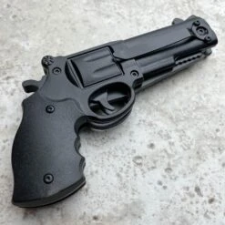 9" Tactical REVOLVER Pistol Replica Gun Spring OPEN Assisted Fold Pocket Knife 15 9" Tactical REVOLVER Pistol Replica Gun Spring OPEN Assisted Fold Pocket Knife -BLADE ADDICT Sales blade addict pocket knives 9 tactical revolver pistol replica gun spring open assisted fold pocket knife 24411837300935