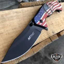 American Flag Punisher Skull SPRING ASSISTED OPEN Folding Pocket Knife -BLADE ADDICT Sales blade addict pocket knives american flag punisher skull spring assisted open folding pocket knife 15400463532120