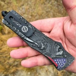 American Pride Liberty OTF 12 American Pride Liberty OTF -BLADE ADDICT Sales blade addict pocket knives american pride liberty otf 28866027126983