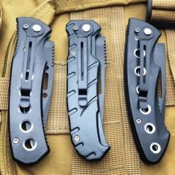 Black Ballistic Switch Blade Pocket Knife -BLADE ADDICT Sales blade addict pocket knives black ballistic switch blade pocket knife 15507125174360
