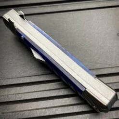 Classic Gentleman Italian Stiletto OTF Blue 8 Classic Gentleman Italian Stiletto OTF Blue -BLADE ADDICT Sales blade addict pocket knives classic gentleman italian stiletto otf blue 24548661362887