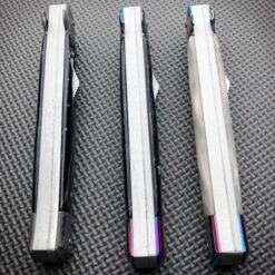 Classic Gentleman Italian Stiletto OTF Rainbow Damascus Style -BLADE ADDICT Sales blade addict pocket knives classic gentleman italian stiletto otf rainbow damascus style 15507093127256