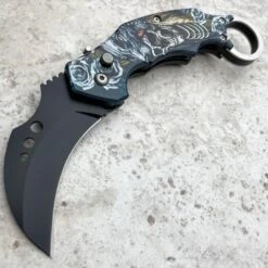 Skeleton Auto Karambit -BLADE ADDICT Sales blade addict pocket knives d skeleton auto karambit 24411911979207