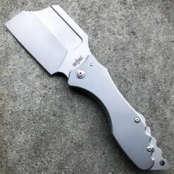 Giant Broad Head "HULK" Folding Cleaver -BLADE ADDICT Sales blade addict pocket knives giant broad head hulk folding cleaver 23017250947271