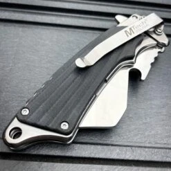 M-TECH TACTICAL Assisted Open Pocket CLEAVER RAZOR Folding Knife Bottle Opener -BLADE ADDICT Sales blade addict pocket knives m tech tactical assisted open pocket cleaver razor folding knife bottle opener 24347877376199