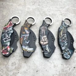 Skeleton Auto Karambit -BLADE ADDICT Sales blade addict pocket knives skeleton auto karambit 24411911913671