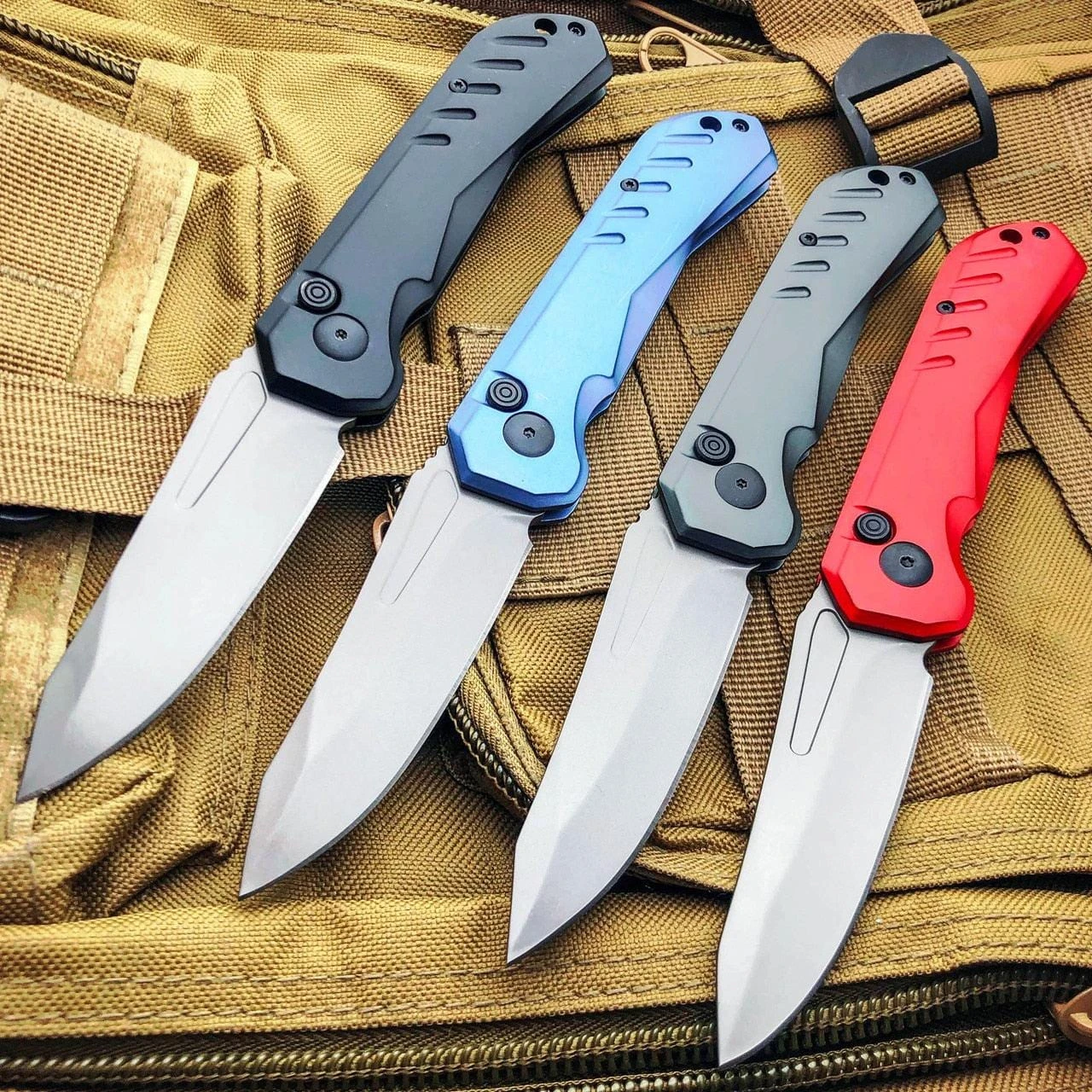 Survival Military Hunting Switch Blade Pocket Knife 3 Survival Military Hunting Switch Blade Pocket Knife