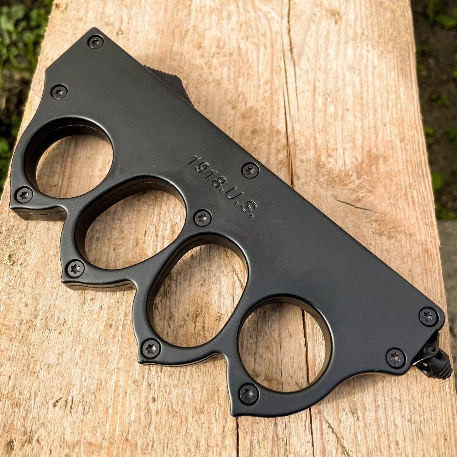 US 1918 Trench Brass Knuckle OTF 4 US 1918 Trench Brass Knuckle OTF - Image 2