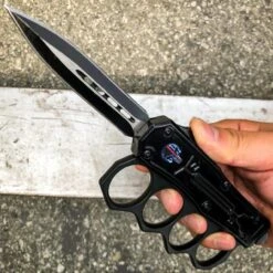 Spartan Punisher Skull Knuckle OTF 10 Spartan Punisher Skull Knuckle OTF -BLADE ADDICT Sales blade addict pocket knives usa flag skull spartan punisher skull knuckle otf 28889519521991