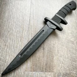 3PC Practice Training Pistol Gun Polypropylene Dummy Rubber Glock & Knife Combo -BLADE ADDICT Sales blade addict self defense 3pc practice training pistol gun polypropylene dummy rubber glock knife combo 36656045719766