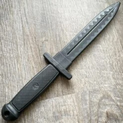 3PC Practice Training Pistol Gun Polypropylene Dummy Rubber Glock & Knife Combo -BLADE ADDICT Sales blade addict self defense 3pc practice training pistol gun polypropylene dummy rubber glock knife combo 36656053682390