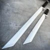 27" & 18" NINJA SILVER SWORD SET Samurai Machete COMBAT FANTASY KNIFE Sheath NEW 2 27" & 18" NINJA SILVER SWORD SET Samurai Machete COMBAT FANTASY KNIFE Sheath NEW -BLADE ADDICT Sales blade addict sword 27 18 ninja silver sword set samurai machete combat fantasy knife sheath new 23932773269703