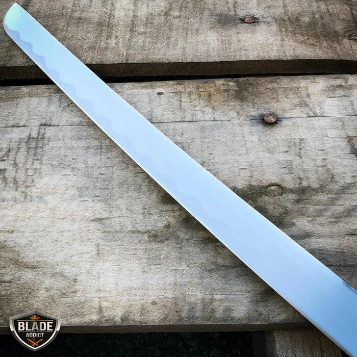 37" Japanese Samurai Sword Katana Fixed Blade Shirasaya Ninja Bushido Knife WOOD 6 37" Japanese Samurai Sword Katana Fixed Blade Shirasaya Ninja Bushido Knife WOOD - Image 4
