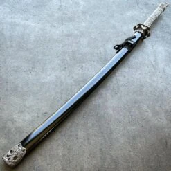 39" White Dragon SAMURAI NINJA Bushido KATANA Japanese Sword Steel Blade Tsuba -BLADE ADDICT Sales blade addict sword 39 white dragon samurai ninja bushido katana japanese sword steel blade tsuba 30225147494599