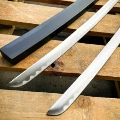 Deadpool Samurai Twin Katana Set Carbon Steel Swords Red TSuba Dual W/ Backstrap -BLADE ADDICT Sales blade addict sword deadpool samurai twin katana set carbon steel swords red tsuba dual w backstrap 30647386112199