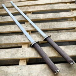 Japanese Samurai Twin Katana Blades Set Steel Swords TSuba Dual W/ Backstrap NEW -BLADE ADDICT Sales blade addict sword japanese samurai twin katana blades set steel swords tsuba dual w backstrap new 31428804640967