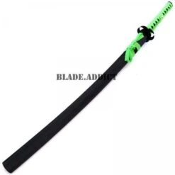ZOMBIE HUNTER GREEN Katana NINJA SAMURAI Sword BIOHAZARD TSUBA Carbon Steel -BLADE ADDICT Sales blade addict sword zombie hunter green katana ninja samurai sword biohazard tsuba carbon steel 31326579163335