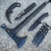 7PC Black Tactical Fixed Blade Tomahawk Axe Hatchet Karambit Pocket Knife Set 1 7PC Black Tactical Fixed Blade Tomahawk Axe Hatchet Karambit Pocket Knife Set -BLADE ADDICT Sales blade addict tactical set 7pc black tactical fixed blade tomahawk axe hatchet karambit pocket knife set 29031599276231