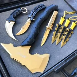 7PC Gold Tactical Set