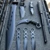 8PC BLACK REAPER TACTICAL KNIFE SET -BLADE ADDICT Sales blade addict tactical set 8pc black reaper tactical knife set 22542770012359