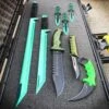 8PC Green Goblin Set 2 8PC Green Goblin Set -BLADE ADDICT Sales blade addict tactical set 8pc green goblin set 22542661025991