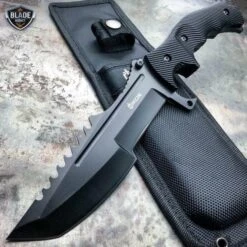 9PC Black Tactical Fixed Blade Sword Machete Axe Hatchet Karambit Knife Set -BLADE ADDICT Sales blade addict tactical set 9pc black tactical fixed blade sword machete axe hatchet karambit knife set 29031796408519