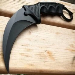 9PC Black Tactical Fixed Blade Sword Machete Axe Hatchet Karambit Knife Set -BLADE ADDICT Sales blade addict tactical set 9pc black tactical fixed blade sword machete axe hatchet karambit knife set 29031808303303