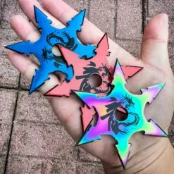 3 PC Set Ninja Throwing Stars Anime Shuriken Knife Blade Six-Sided -BLADE ADDICT Sales blade addict throwing knives 3 pc set ninja throwing stars anime shuriken knife blade six sided 23657150152903