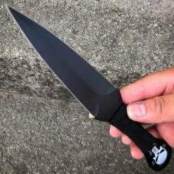 3PC BLACK SKULL 9" Military Tactical Kunai Throwing Knife Fixed Blade + Sheath -BLADE ADDICT Sales blade addict throwing knives 3pc black skull 9 military tactical kunai throwing knife fixed blade sheath 15730383290456