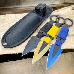 3 PC 6.5" Tactical Ninja Hunting Combat Naruto Kunai Throwing Knife + Sheath 19 3 PC 6.5" Tactical Ninja Hunting Combat Naruto Kunai Throwing Knife + Sheath -BLADE ADDICT Sales blade addict throwing knives a3 3 pc 6 5 tactical ninja hunting combat naruto kunai throwing knife sheath 23895496491207
