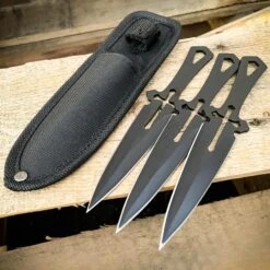 3 PC 6.5" Tactical Ninja Hunting Combat Naruto Kunai Throwing Knife + Sheath 18 3 PC 6.5" Tactical Ninja Hunting Combat Naruto Kunai Throwing Knife + Sheath -BLADE ADDICT Sales blade addict throwing knives c1 3 pc 6 5 tactical ninja hunting combat naruto kunai throwing knife sheath 23895496360135