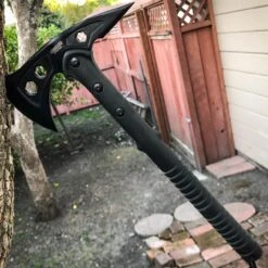 Black Tactical Tomahawk Hatchet Axe 11 Black Tactical Tomahawk Hatchet Axe -BLADE ADDICT Sales bladeaddictknives axes black tactical tomahawk hatchet axe 15249534943320