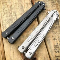 Battle Balisong Butterfly Knife -BLADE ADDICT Sales bladeaddictknives butterfly knife battle balisong butterfly knife 15249606115416