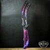CSGO Butterfly Trainer Balisong - Black Galaxy -BLADE ADDICT Sales bladeaddictknives butterfly knife csgo butterfly trainer balisong black galaxy 313716768795