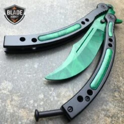 New Arrival -BLADE ADDICT Sales bladeaddictknives butterfly knife csgo gamma emerald doppler knife balisong butterfly trainer 409636503579