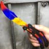 CSGO MARBLE FADE Practice Knife Quality Balisong Combat Trainer