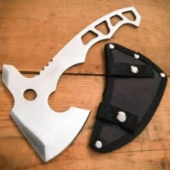10" Stainless Steel Full Tang Tomahawk Throwing Axe Hatchet Camping