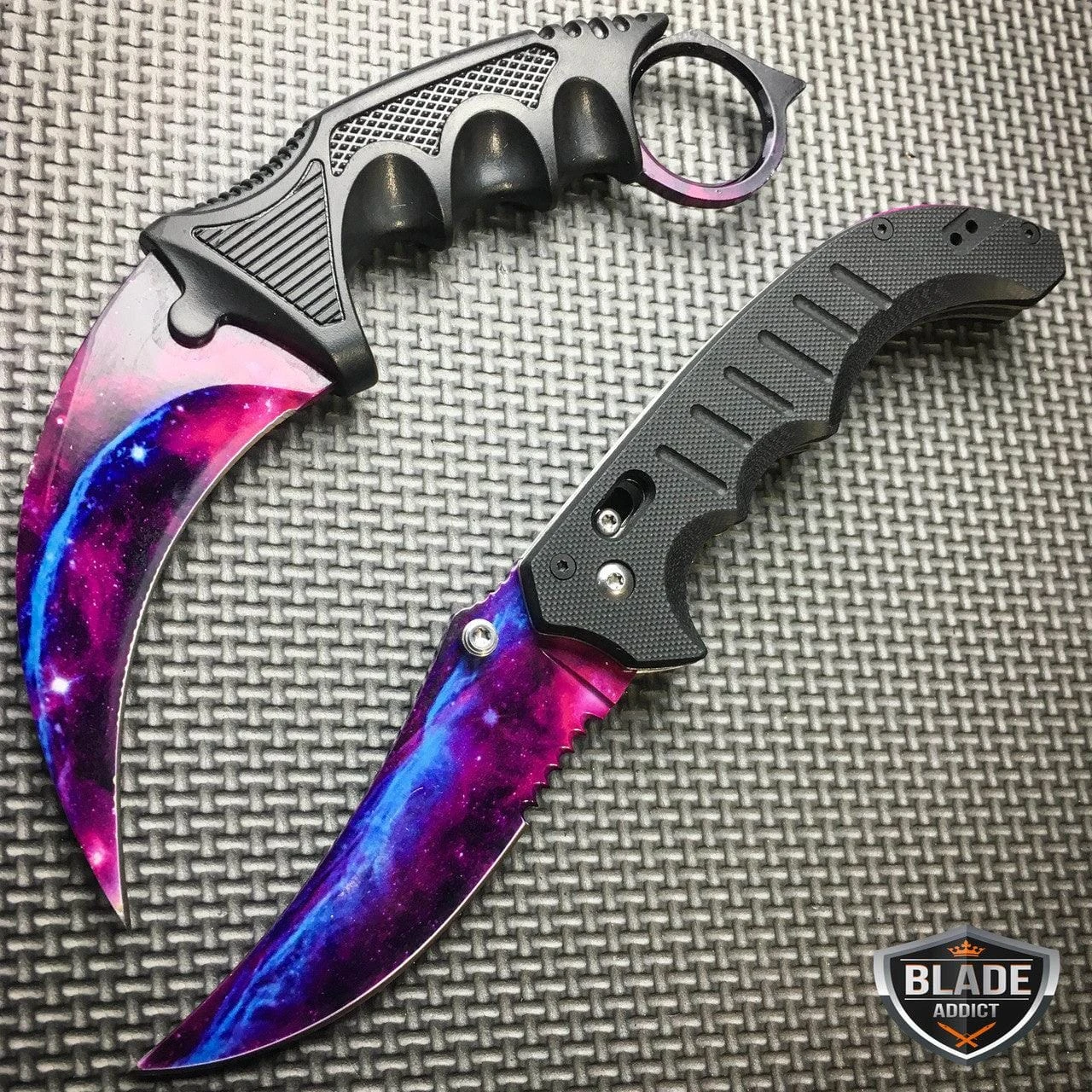 2PC CSGO Tactical FOLDING Open POCKET KNIFE Galaxy Blade 3 2PC CSGO Tactical FOLDING Open POCKET KNIFE Galaxy Blade