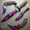 4 PC Black Galaxy Gut Hook Fixed Blade Bayonet FLIPPER Knife Karambit 1 4 PC Black Galaxy Gut Hook Fixed Blade Bayonet FLIPPER Knife Karambit -BLADE ADDICT Sales bladeaddictknives csgo 4 pc black galaxy gut hook fixed blade bayonet flipper knife karambit 1668325572635