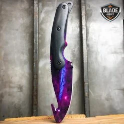 5 PC Black Galaxy Fixed Blade Hunting Knife Guthook Balisong Butterfly Bayonet Karambit Flipper Collection 17 5 PC Black Galaxy Fixed Blade Hunting Knife Guthook Balisong Butterfly Bayonet Karambit Flipper Collection -BLADE ADDICT Sales bladeaddictknives csgo 5 pc black galaxy fixed blade hunting knife guthook balisong butterfly bayonet karambit flipper collection 1668275896347