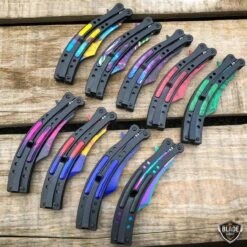 New Arrival -BLADE ADDICT Sales bladeaddictknives csgo 9 5 cs go counter strike folding open spring assisted pocket knife 6662080856152