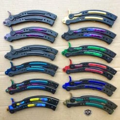 CSGO Butterfly Balisong Trainer Tactical Knife + Case Tool (PHASE 2) 19 CSGO Butterfly Balisong Trainer Tactical Knife + Case Tool (PHASE 2) -BLADE ADDICT Sales bladeaddictknives csgo butterfly balisong trainer tactical knife case tool phase 2 3849559048280