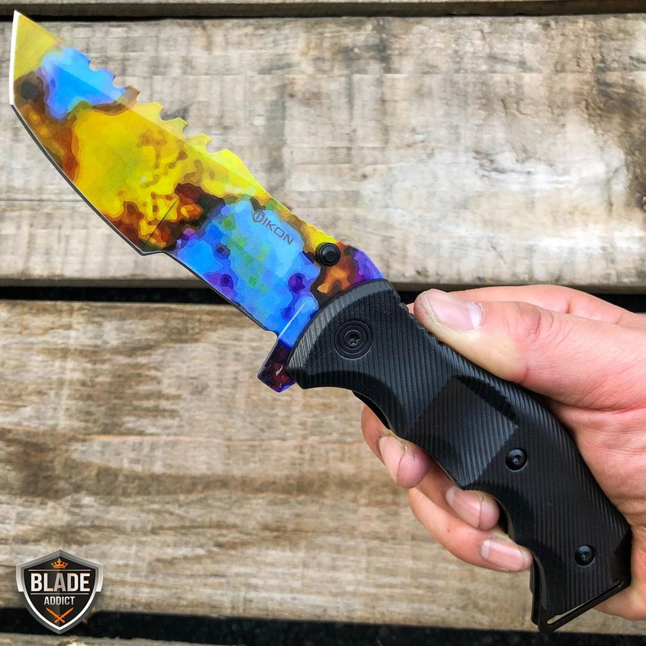 9" CSGO Tactical G10 Folding Spring Assisted Pocket Knife 15 9" CSGO Tactical G10 Folding Spring Assisted Pocket Knife - Image 13