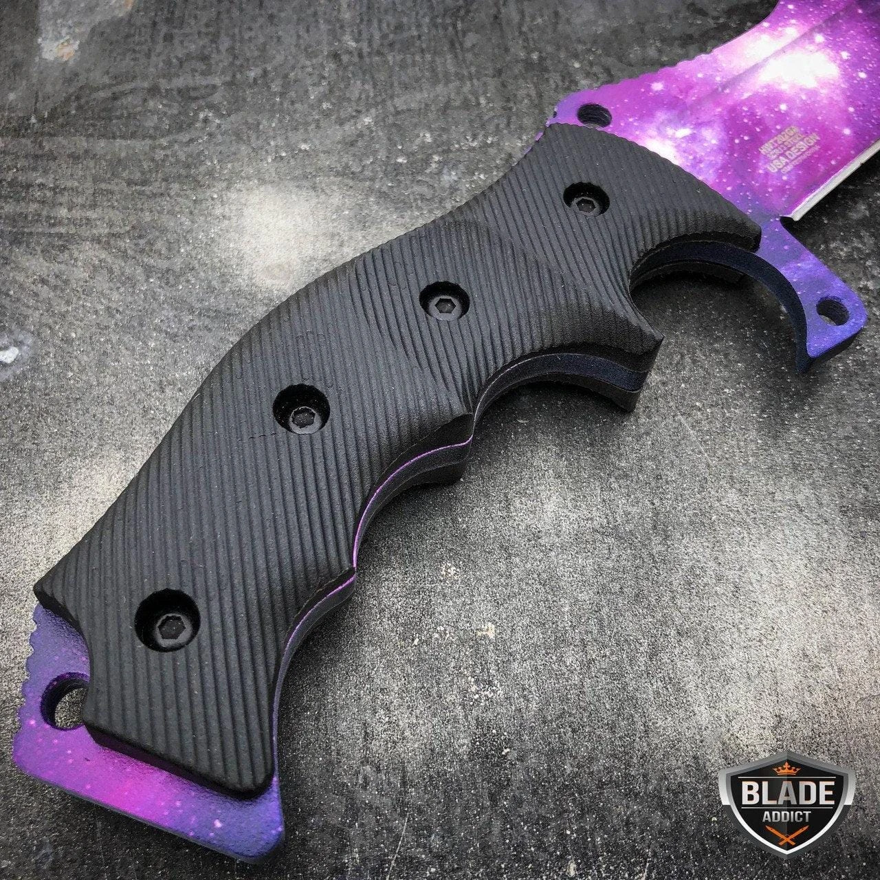 CSGO Tactical GALAXY Huntsman Fixed Blade Knife CS:GO Bowie Survival Hunting NEW 6 CSGO Tactical GALAXY Huntsman Fixed Blade Knife CS:GO Bowie Survival Hunting NEW - Image 4