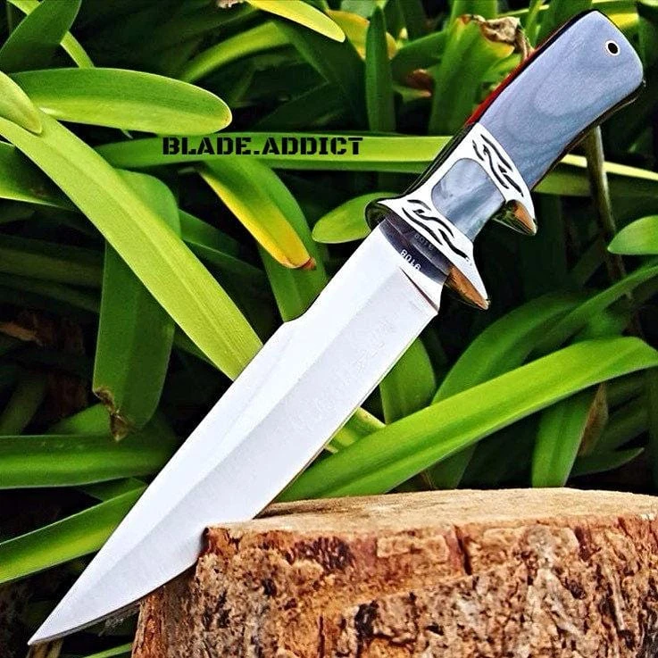 10.25" Fixed Blade Full Tang Hunting Survival Knife 3 10.25" Fixed Blade Full Tang Hunting Survival Knife