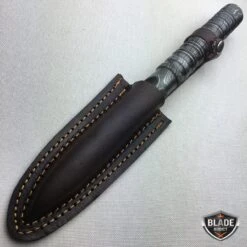 10" Damascus Fixed Blade Knife Tri Dagger Hand Forged Kris Blade 9 10" Damascus Fixed Blade Knife Tri Dagger Hand Forged Kris Blade -BLADE ADDICT Sales bladeaddictknives fixed blade 10 damascus fixed blade knife tri dagger hand forged kris blade 1668501012507