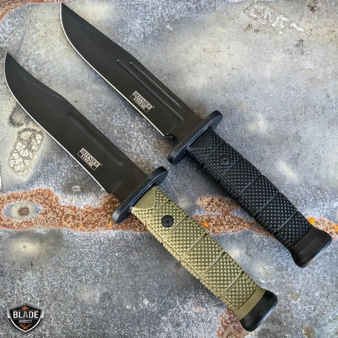 12" Military Combat Hunting Fixed Blade Survival Rambo Bowie Knife 6 12" Military Combat Hunting Fixed Blade Survival Rambo Bowie Knife - Image 4