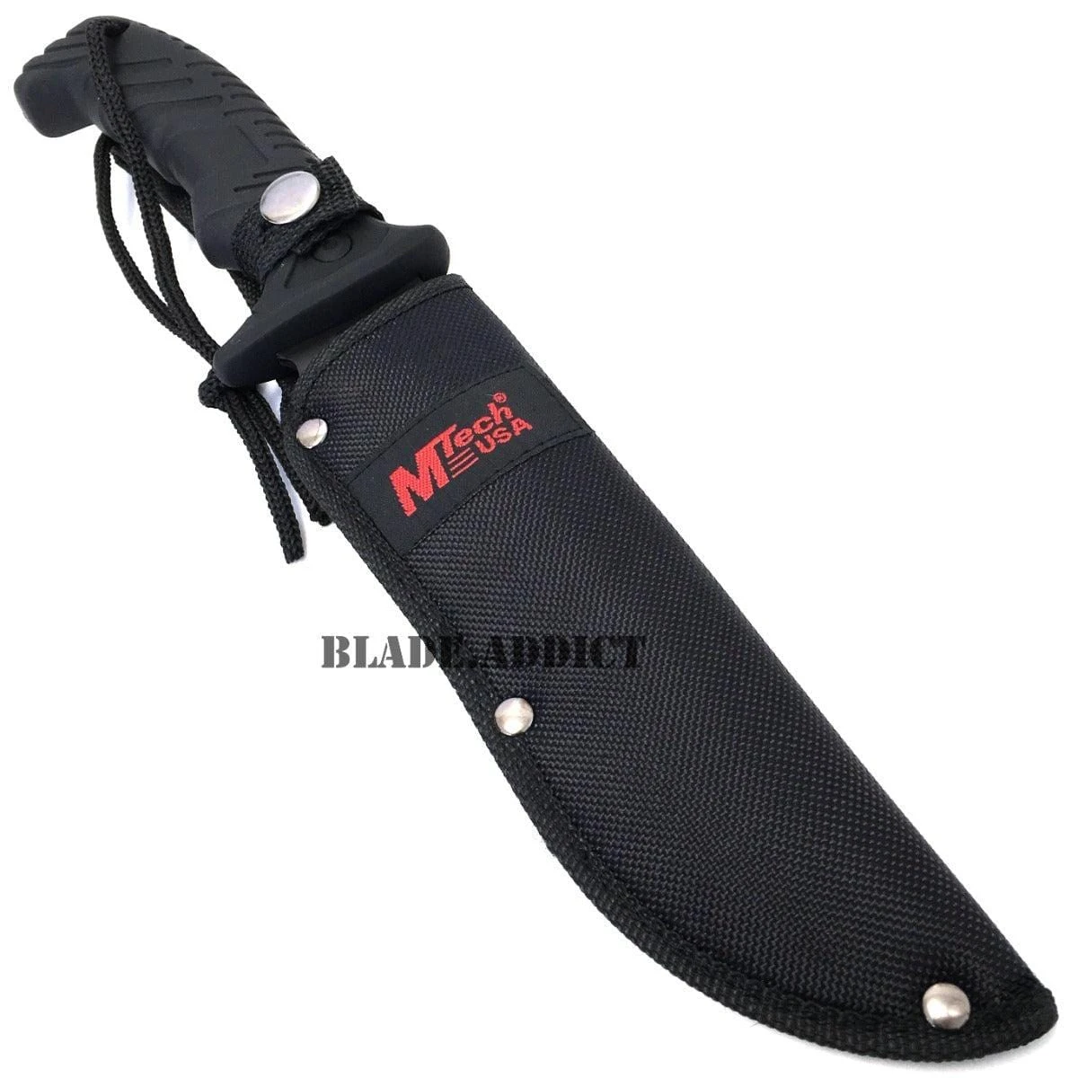 13" MTECH BLACK TACTICAL SURVIVAL Rambo Hunting FIXED BLADE 5 13" MTECH BLACK TACTICAL SURVIVAL Rambo Hunting FIXED BLADE - Image 3
