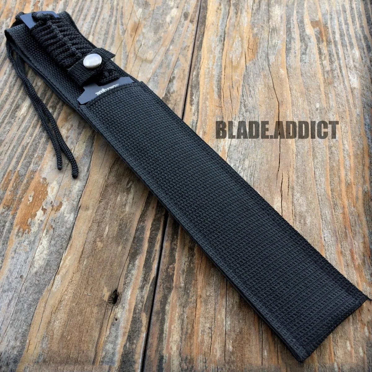 13" TACTICAL SURVIVAL Rambo Full Tang FIXED BLADE KNIFE Hunting W/ SHEATH 5 13" TACTICAL SURVIVAL Rambo Full Tang FIXED BLADE KNIFE Hunting W/ SHEATH - Image 3